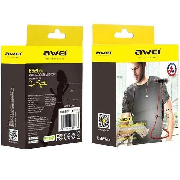 Awei Bluetooth slušalice sportske B926BL crne