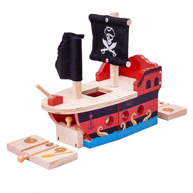 Piratska galija Bigjigs Rail