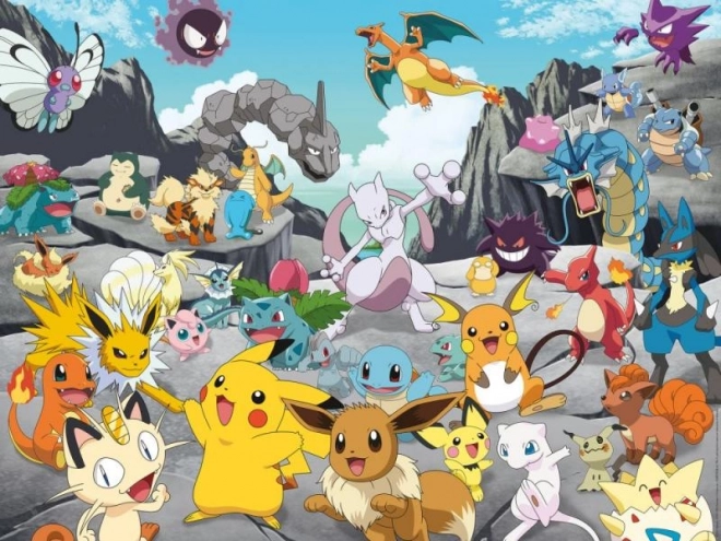 Puzzle 2D 1500 dijelova Pokémon Classic
