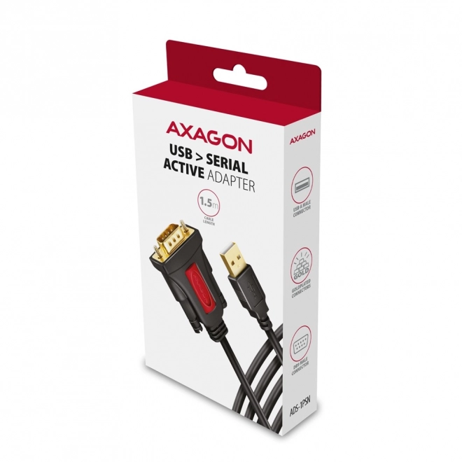 USB 2.0 na RS-232 adapter 1,5 m kabel s čipom Prolific