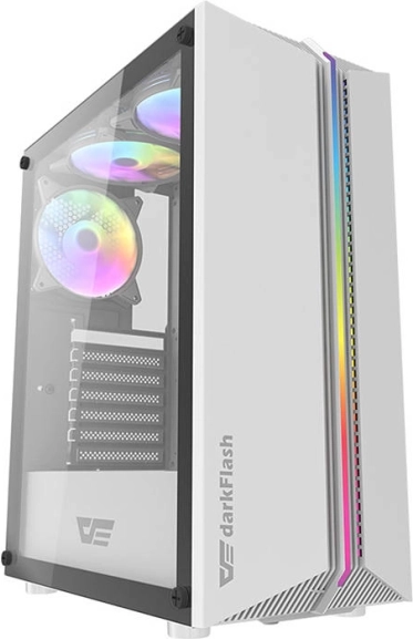 računalno kućište darkFlash DK151 ARGB, bijelo