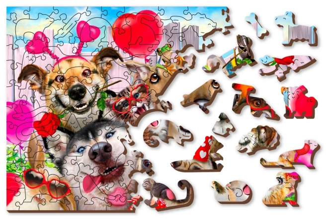 Drvene puzzle Vrijeme za zabavu 600 komada