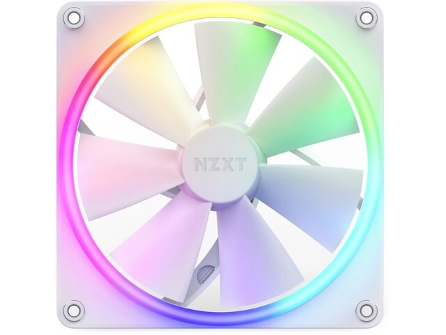 Bijeli RGB ventilator 140mm NZXT F140