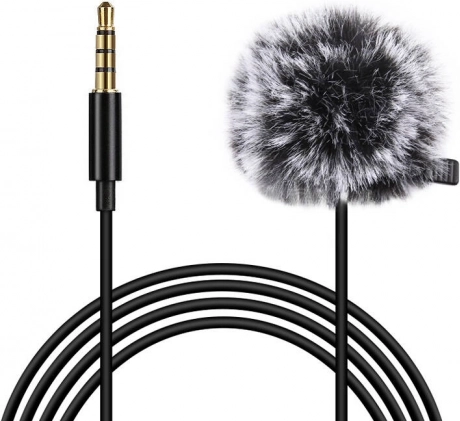 Puluz rever mikrofon 3,5 mm s vjetrobranom, kabel 1,5 m