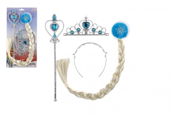 Set ljepote Ledena princeza s krunom i žezlom