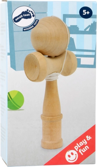 Small Foot dječja drvena igra Kendama prirodna