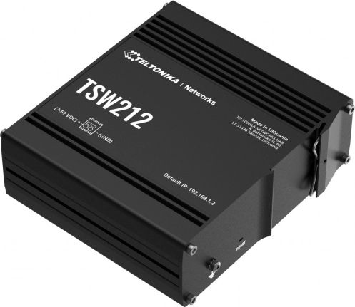 Industrijski upravljivi preklopnik TSW212 s 2x SFP i 8x GbE L2/L3