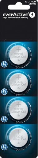 Litijske baterije everActive CR3032 - blister 4 kom