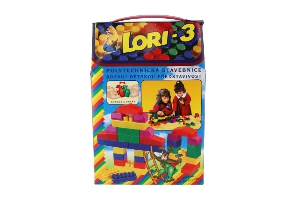 Konstrukcijski komplet LORI 3 plastika 50 kom u kutiji 19x28x10 cm