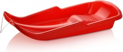Plastične saonice Simple 80 × 39 cm – Crvene
