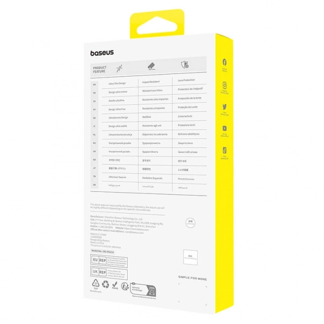 Kaljeno staklo Baseus 0,3 mm za iPhone 15 Pro