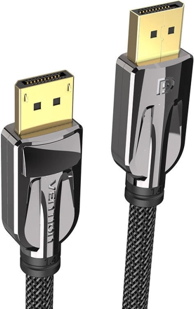 Vention kabel 2× DisplayPort 1.4, 8K 60 Hz, 3 m, crni