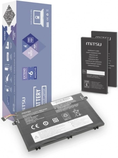 Baterija za Lenovo ThinkPad E480, E580 3600 mAh 11,1V