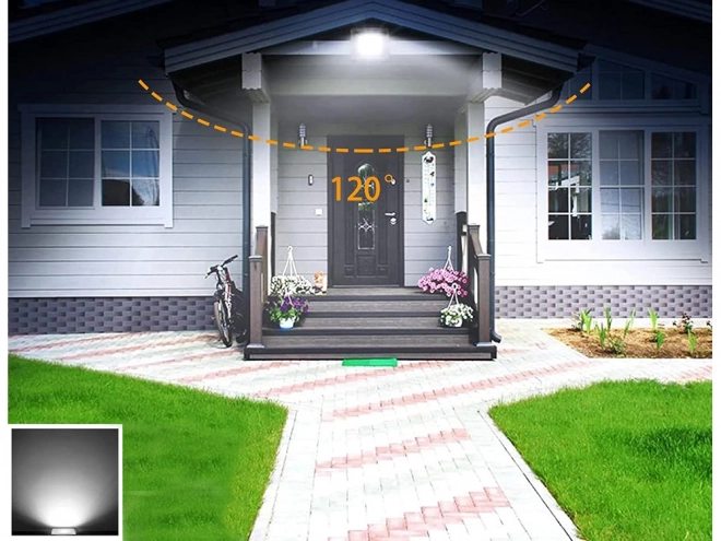 Vanjski LED halogeni reflektor 10W 6000K vodootporan