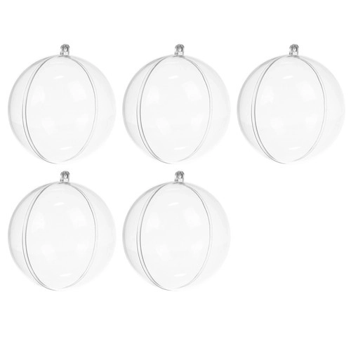 Prozirni ukrasi 10cm - set 5kom Ruhhy 22276