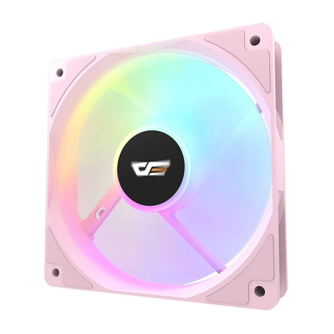 Računalni ventilator Darkflash CL12 LED ružičasti