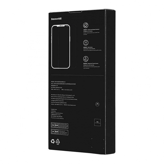 Baseus Crystal zaštita privatnosti kaljeno staklo za iPhone X/XS