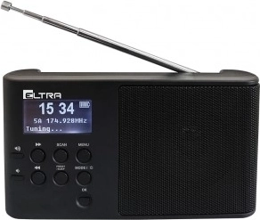 Prijenosni radio ULA DAB+ crni