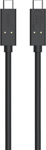 USB-C na USB-C kabel 240 W 0,8 m crni