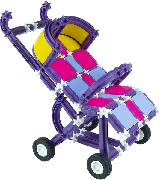 Građevni set SEVA OBITELJ Trotinet plastika 293 dijela u kutiji 35x33x5cm 4+