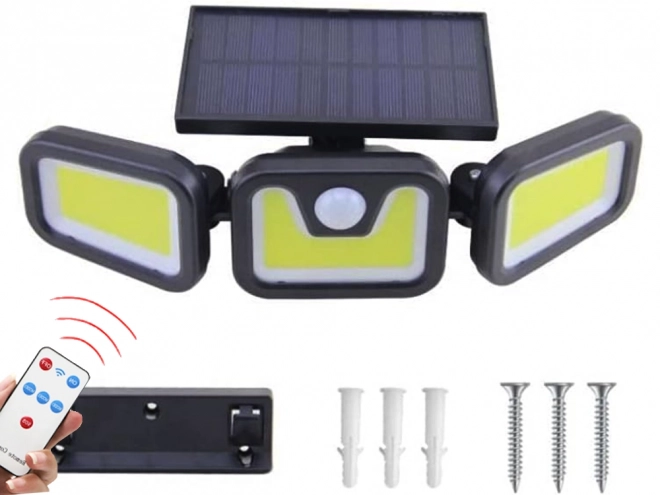 Solarna ulična lampa s senzorom kretanja i daljinskim upravljačem