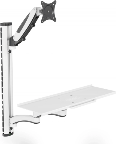zidna ruka za monitor i tipkovnicu DIGITUS, do 32" i 8 kg, zakretna i podesiva po visini