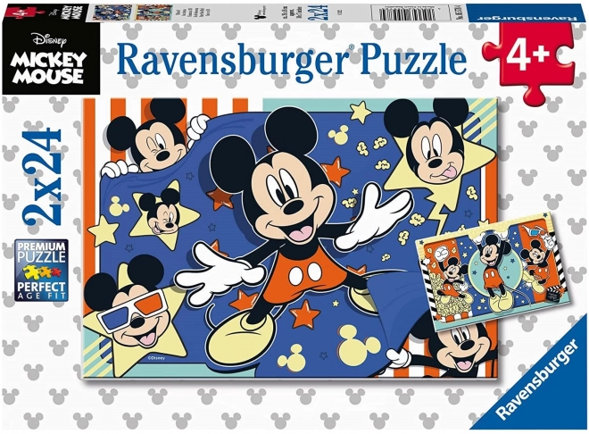 Ravensburger puzzle Mickey Mouse 2x24 dijelova