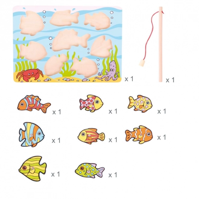 Bigjigs Toys Hvatanje ribica na dasci