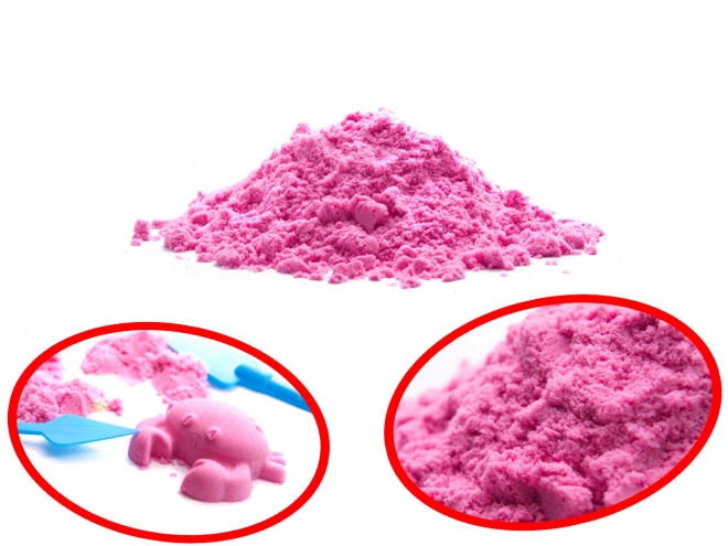 Kinetički pijesak 1kg u vrećici – Ružičasti
