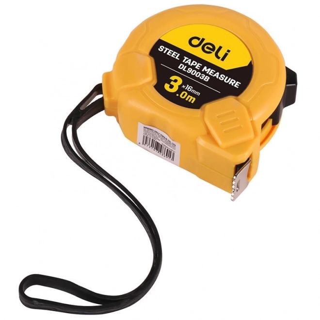 Metar 3m/16mm Deli Tools EDL9003B (Žute)