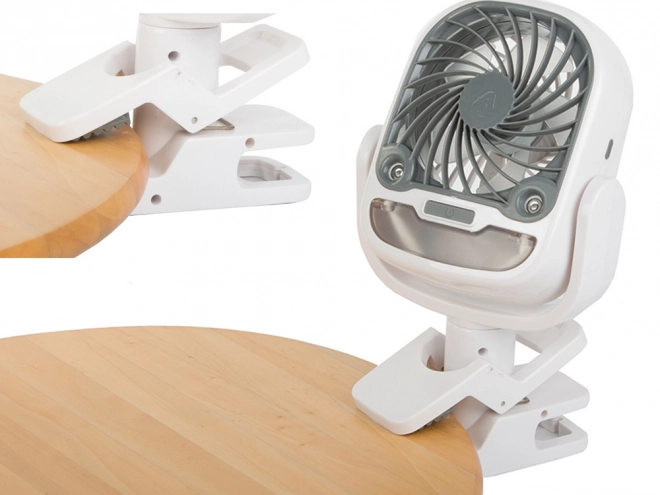 USB stolni ventilator s RGB osvjetljenjem i ovlaživačem 2u1