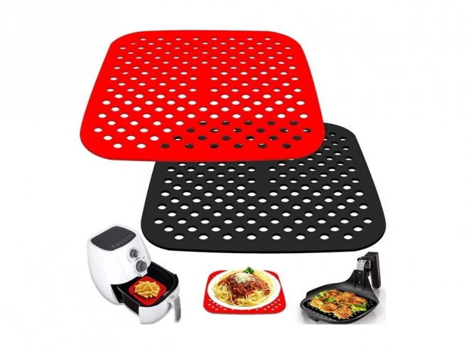 Silikonski umetak za fritezu kvadratni 21 cm