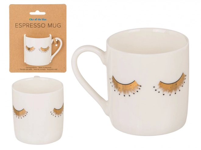 Porculanska šalica za espresso - trepavice