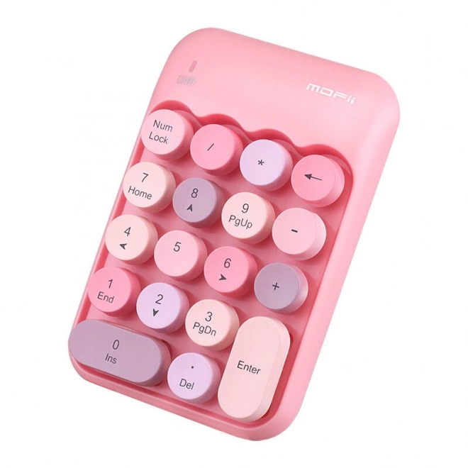 Bežična numerička tipkovnica MOFii X910 ružičasta