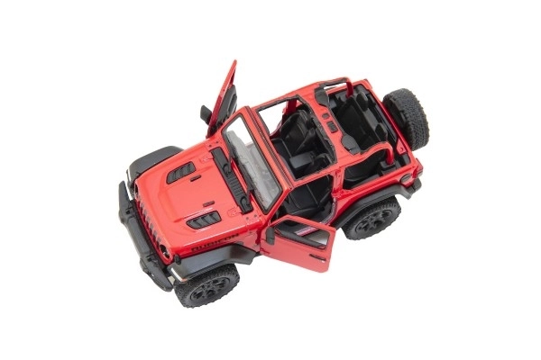 Metalni model Jeep Wrangler 2018 s otvorenim krovom