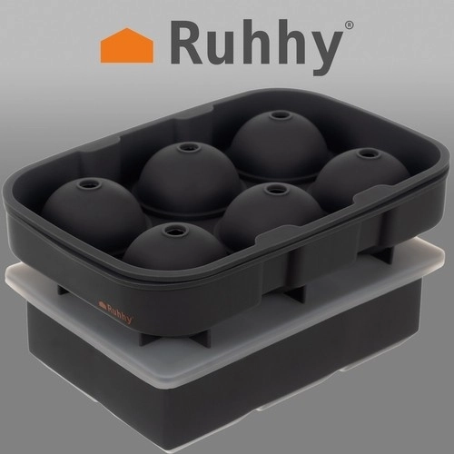 Silikonski kalup za led 2u1 - kocke + kugle Ruhhy 21270