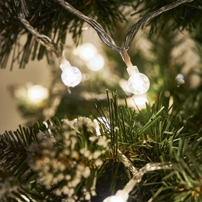 Božićna rasvjeta loptice 100 LED, topla bijela, 10m