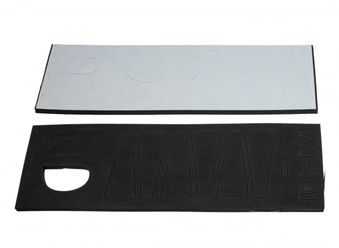 Naljepni zidni sat DIY veliki 80-120 cm crni
