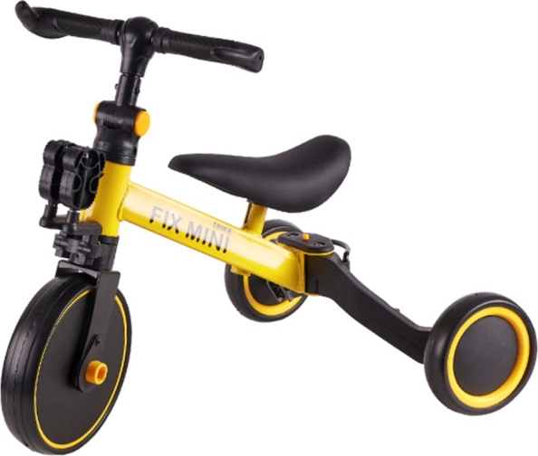 Trike Fix Mini dječje guralo i tricikl 3u1 – žuta