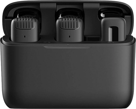 Bežični lavalier mikrofoni APEXEL APL-MIC008 s punjačkim kućištem (USB‑C), 2 kom