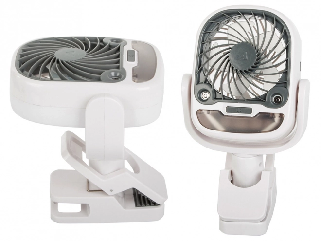 USB stolni ventilator s RGB osvjetljenjem i ovlaživačem 2u1