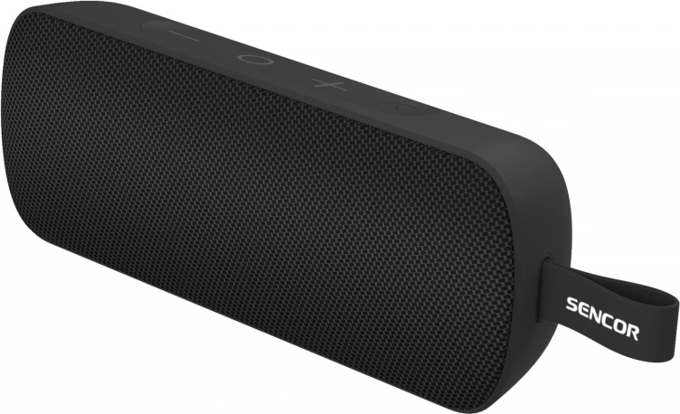 Bluetooth zvučnik s radiom 10 W, IPX7 – crna