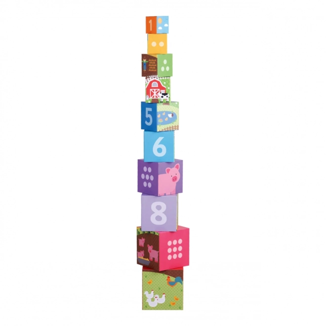Didaktičke kocke Farma od Bigjigs Toys