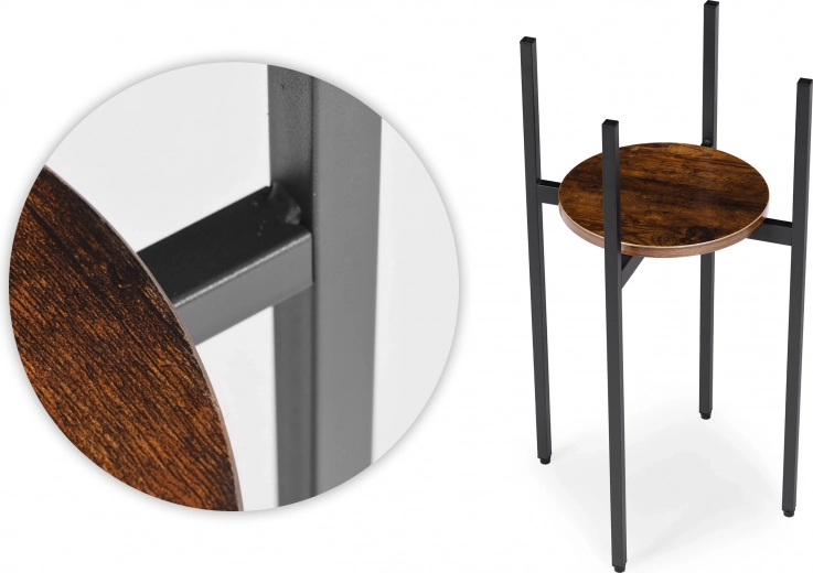 Stabilna metalna konstrukcija s industrijskim izgledom