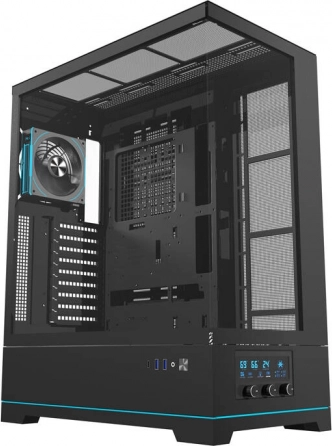 Računalno kućište Darkflash DY451L PRO s ventilatorom