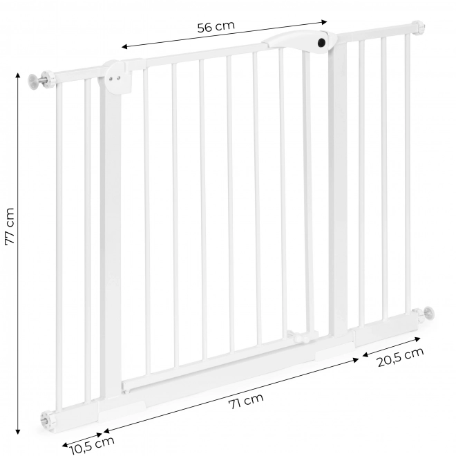 Sigurnosna barijera za stepenice i vrata, 74-105 cm, čelik, ECOTOYS