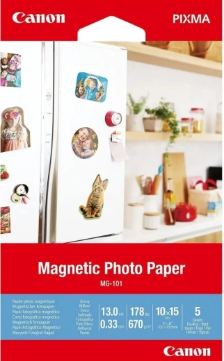 Magnetni fotografski papir CANON MG-101 10×15, 5 listova