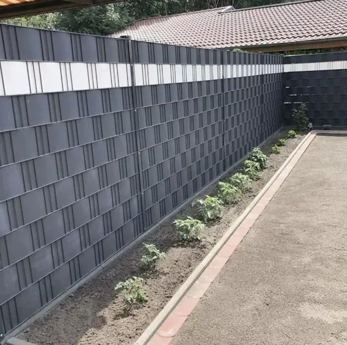 Traka za ograđivanje 19cmx35m 450g/m2 antracit 23696