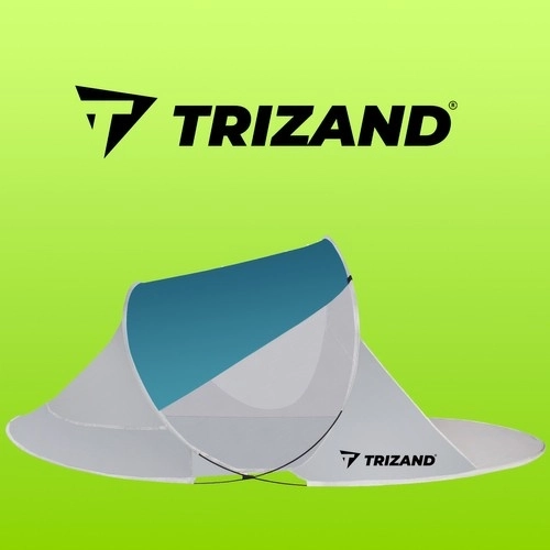 Plažni šator 220x120x90cm - tirkiz - sivi