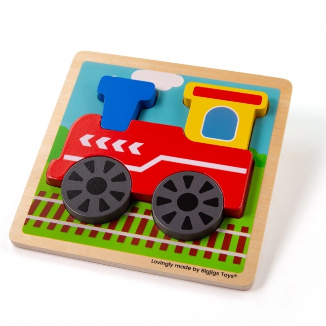 Umetnuta slagalica vlakića od Bigjigs Toys